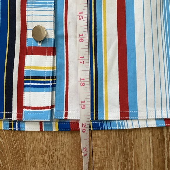 Brooks Brothers striped button down skirt. Size- medium - Picture 7 of 8